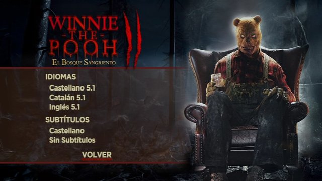 2 - Winnie The Pooh: El Bosque Sangriento [DVD9 Full][Pal][Cast/Ing/Cat][Sub:Cast][Terror][2024]