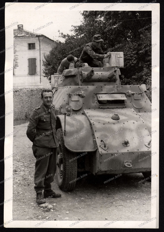Breganze-Vicenza-Venetien-Autoblinda-Panzerspähw