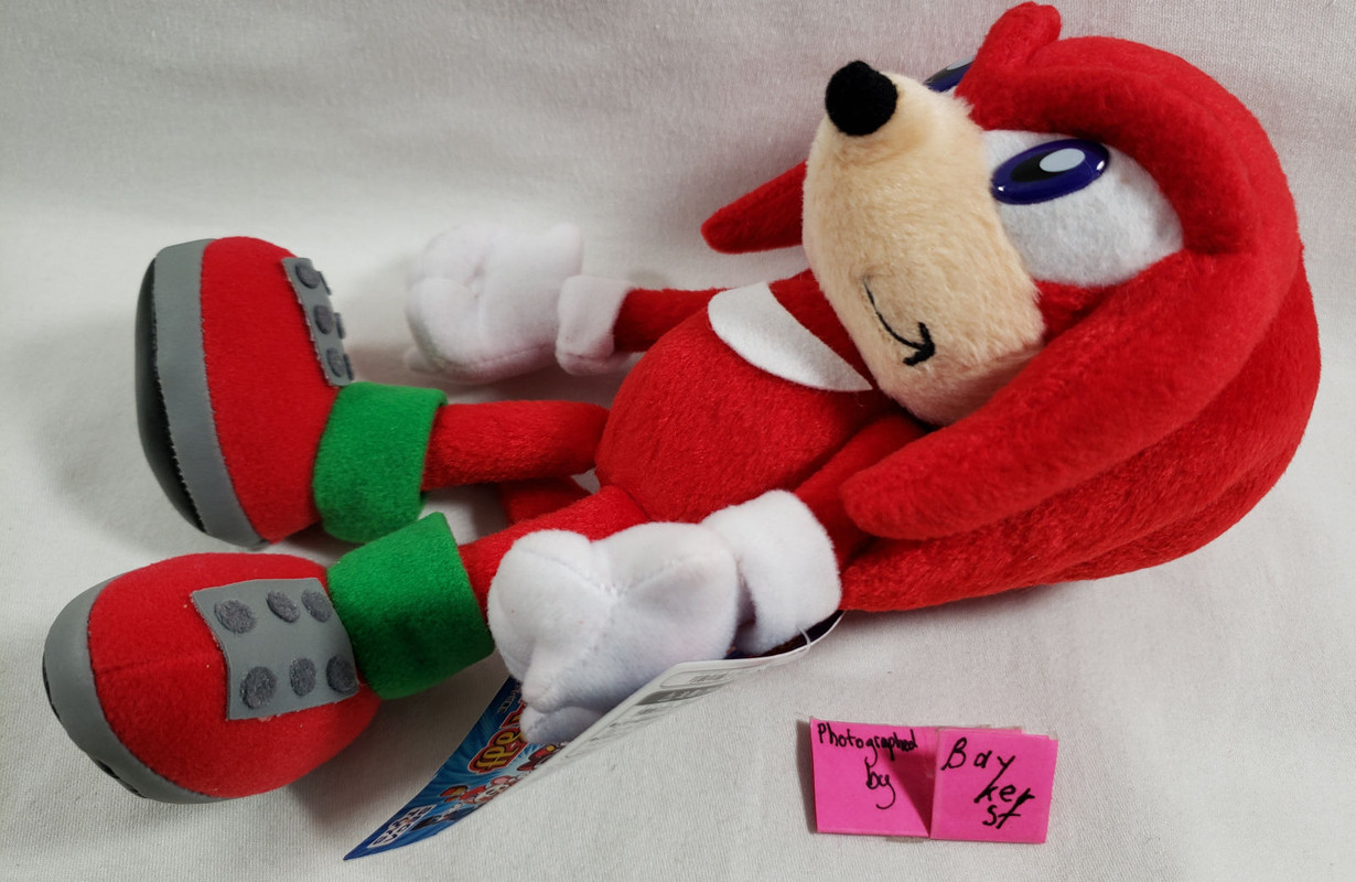 Knuckles Echidna Sonic X Plush NEW 2003 SEGA Toys Cartoon TV Show