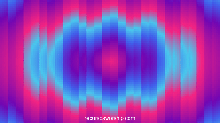 loop vj píxeles magenta violeta ondas concéntricas