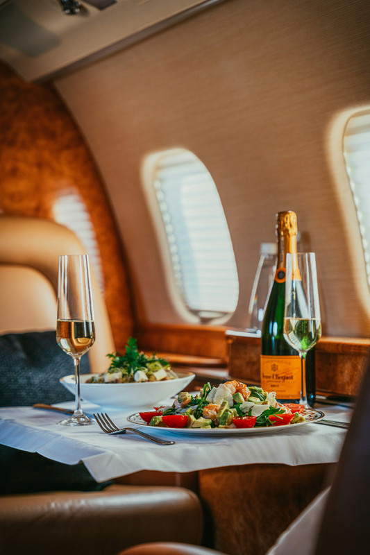 Private Jet Interior - Oskar Kadaksoo