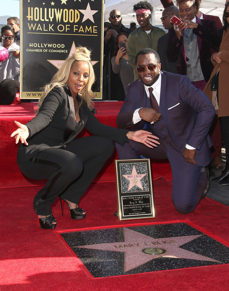 Sean Combs and Mary J. Blige