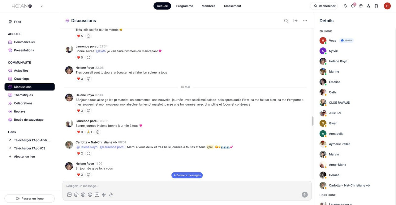 La communauté privée du Navire Ho'ano