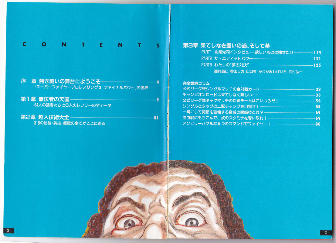 Final Bout Guide Book Scans Critical Club Fire Pro Wrestling Universe