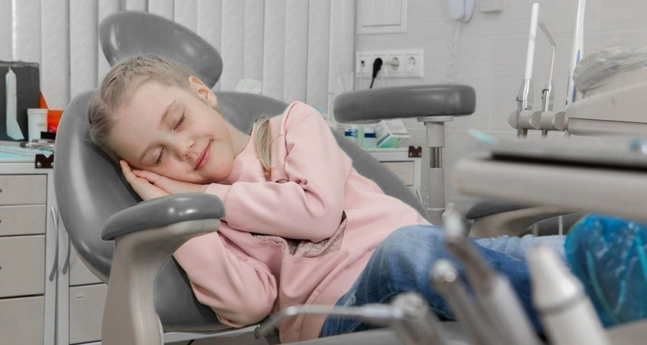 Детское лечение зубов во сне