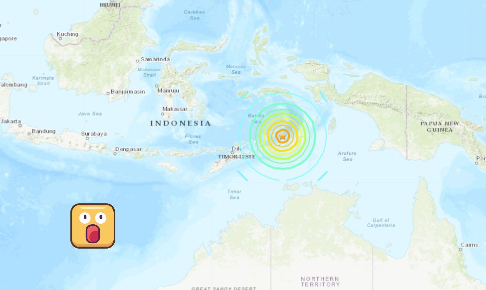 terremoto oggi indonesia Pulau Pulau Tanimbar