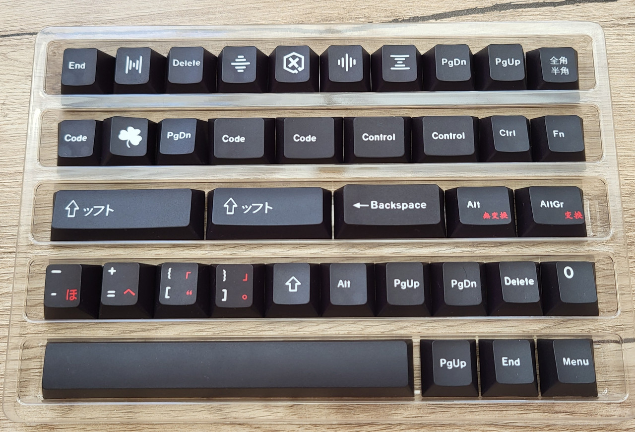 Cherry WoB+ Red Katakana PBT dye sub - 1100грн