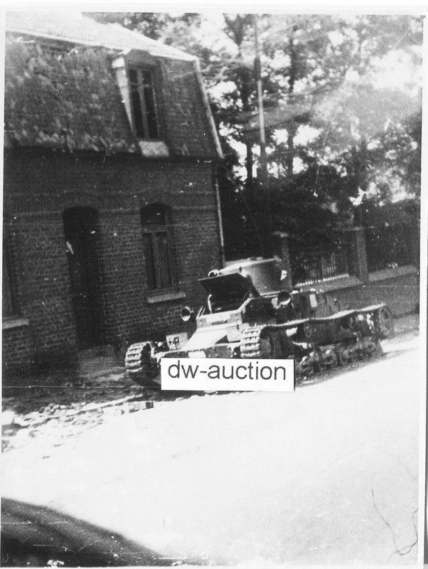 zerstörter englischer Panzer Matilda