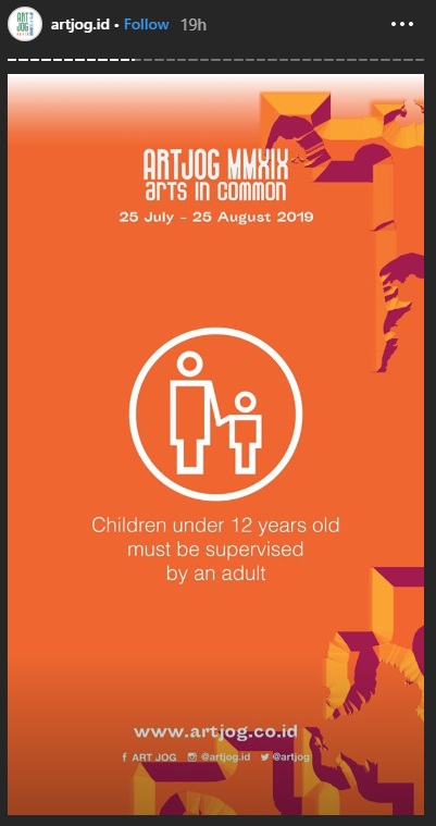 Aturan di ARTJOG 2019