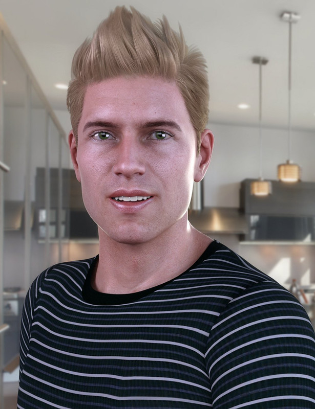 dForce Quentin Hair for Genesis 8 and 8.1 Males dForce Quentin Hair for Genesis 8 and 8.1 Males