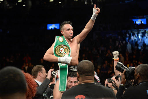 Paulie with his championship title