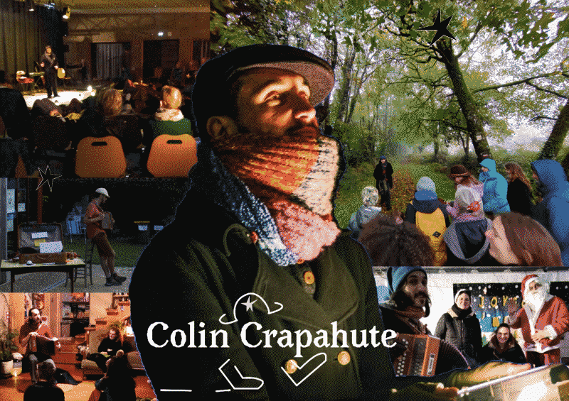 colin crapahute qui joue du déon