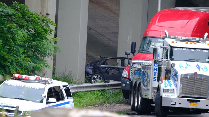 Driver killed in collision with truck in Queens