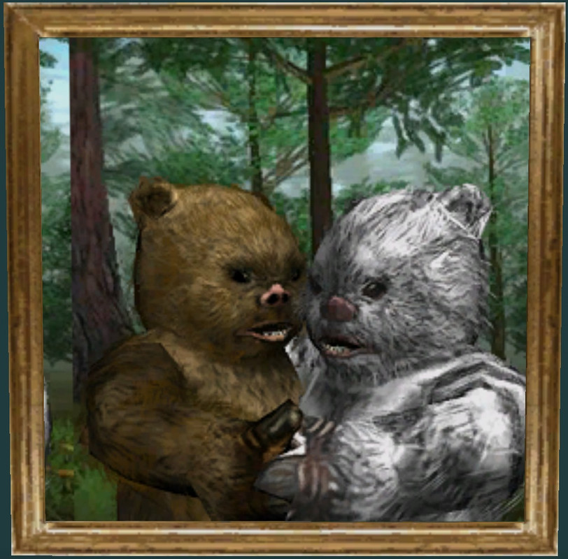 Ewok Festival of Love Painting