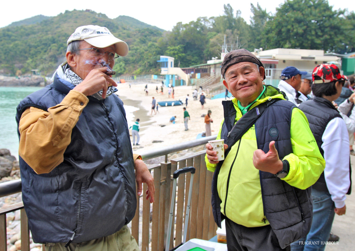 Cigars and wine (New Year's Beach Day 2025)