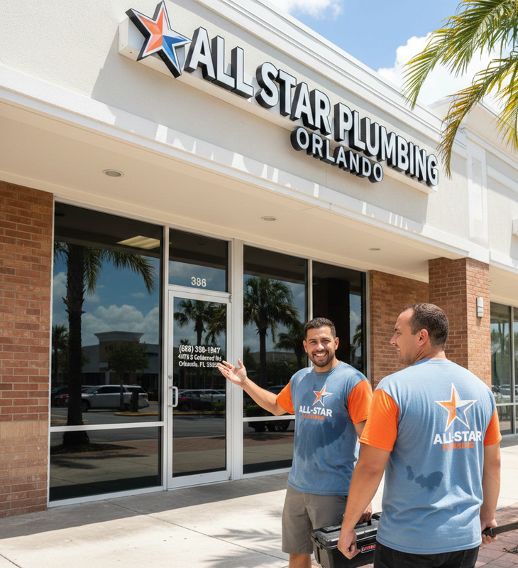 All-Star Plumbing Orlando Front Store
