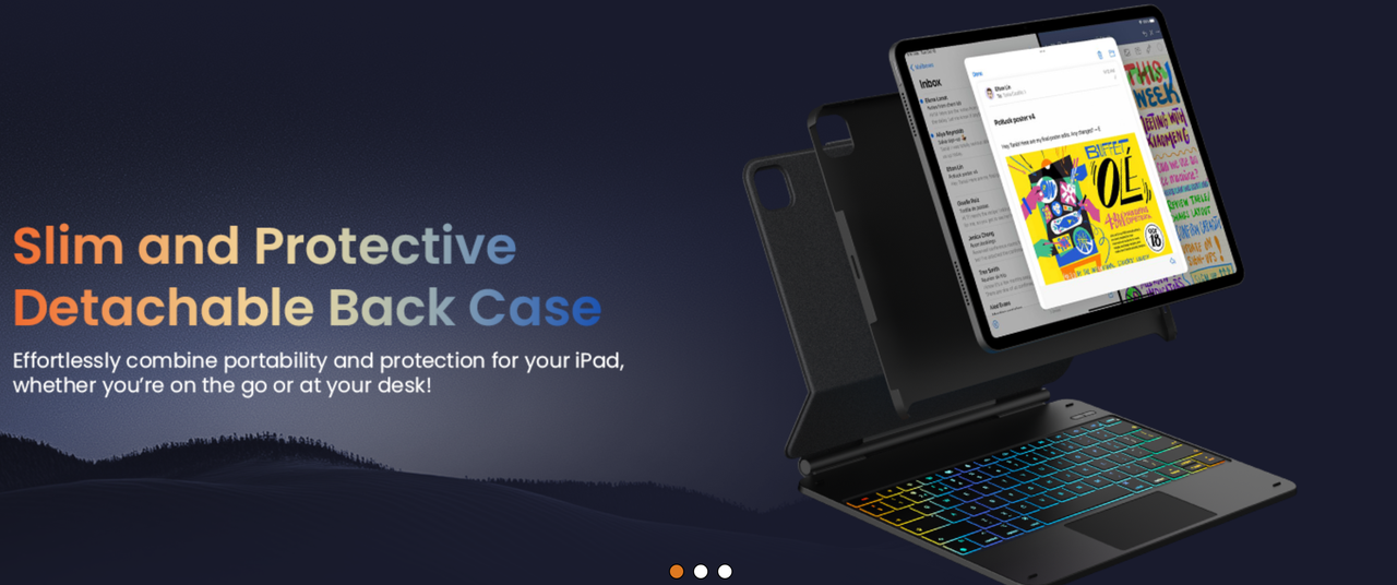 typecase Edge Keyboard Case in Black
