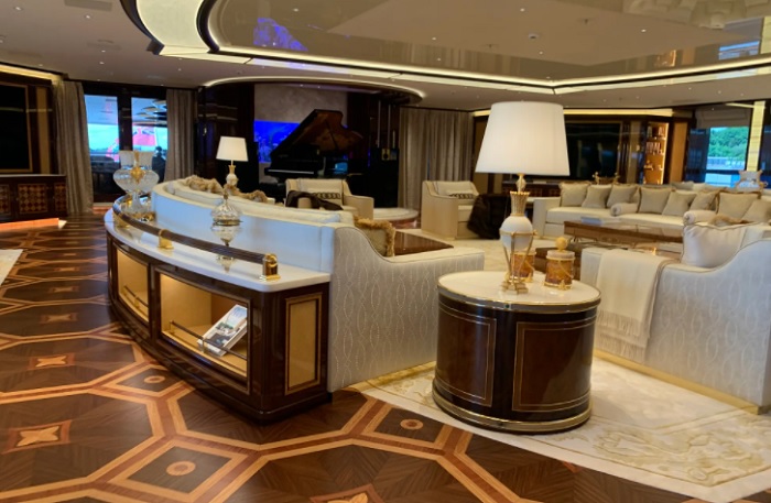 Scheherazade, kapal pesiar mewah yang diduga milik Vladimir Putin. 