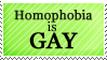 homobia is GAY