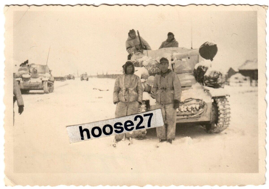 Marder II Camo Winter Panzer Jäger Abt.49 4.PD Ostfront 1943 2.WK orig. TOP 2654