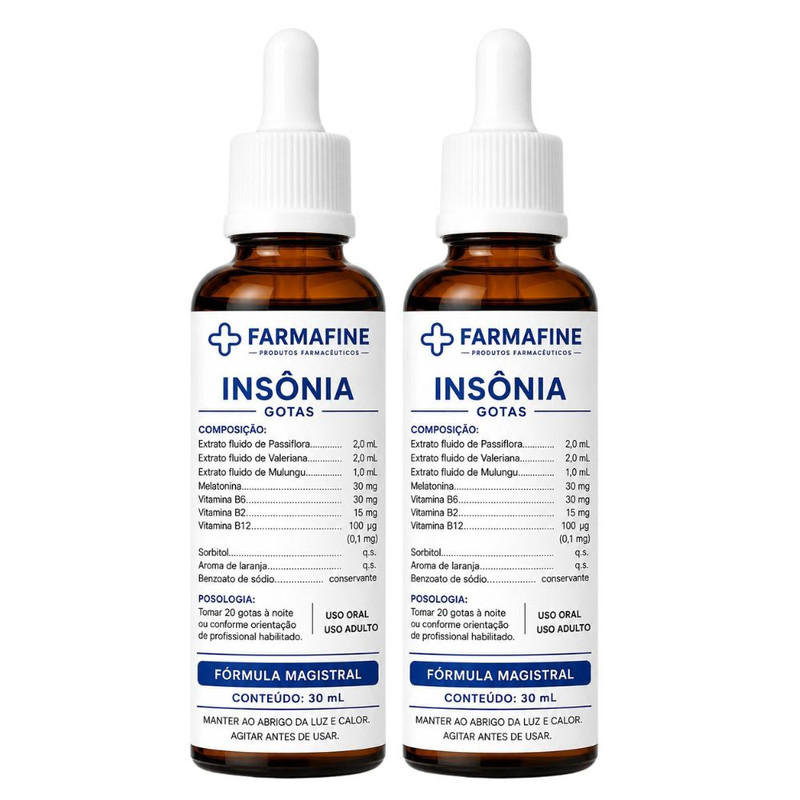 Fórmula para Insônia Farmafine — 2 frascos