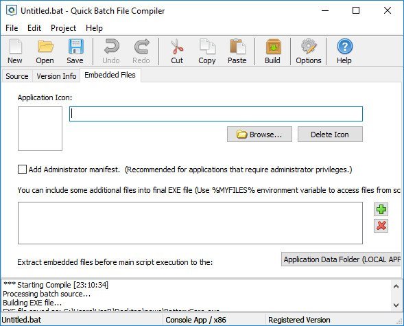 AbyssMedia Quick Batch File Compiler 5.2.0.0