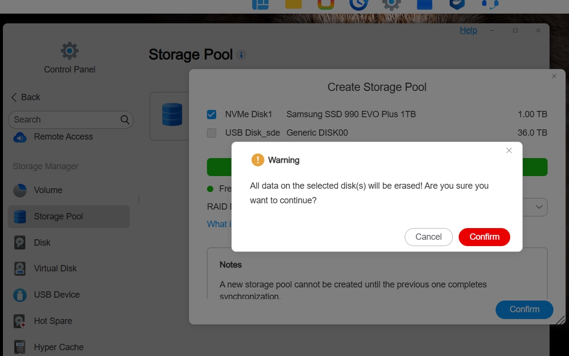 TOS_SSD1storage-pool_warning