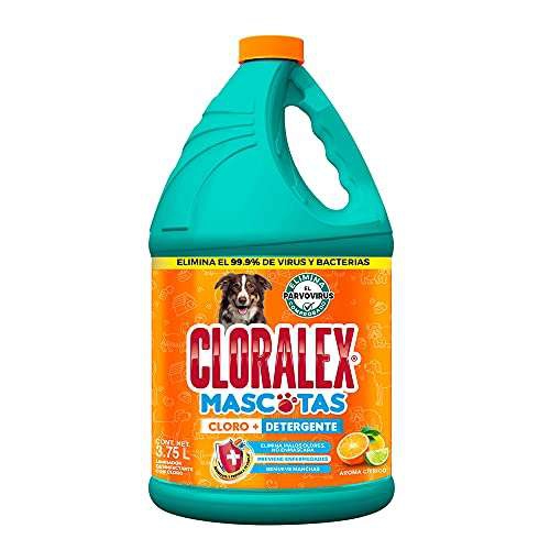 Amazon: Cloralex Mascotas Elimina Malos Olores 3.75L (Planea y Ahorra) 
