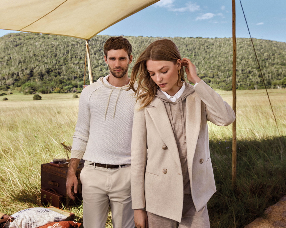 Falconeri, la collezione SS24 evoca un safari chic Falconeri, la collezione SS24 evoca un safari chic