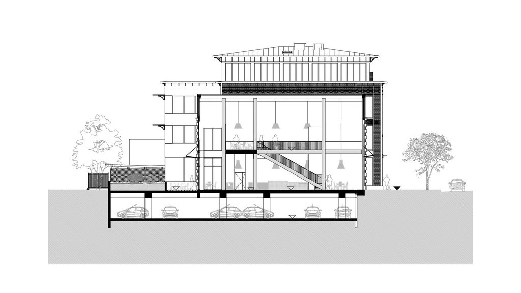 La Fabrique, nouveau concept mixte brasserie, commerces, bureaux à Serris Serris-Cp-correction