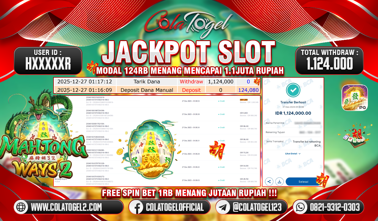 JACKPOT SLOT GACOR!!