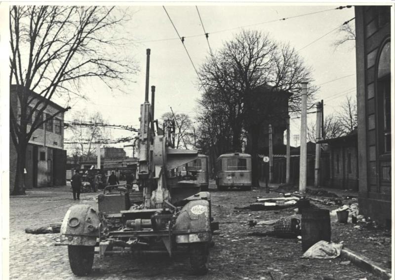 После боя в г. Ландсберге под Берлином, апрель 1945 г.