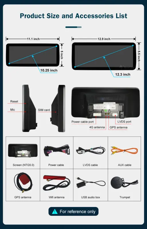 Road Top 12,3 Medidas