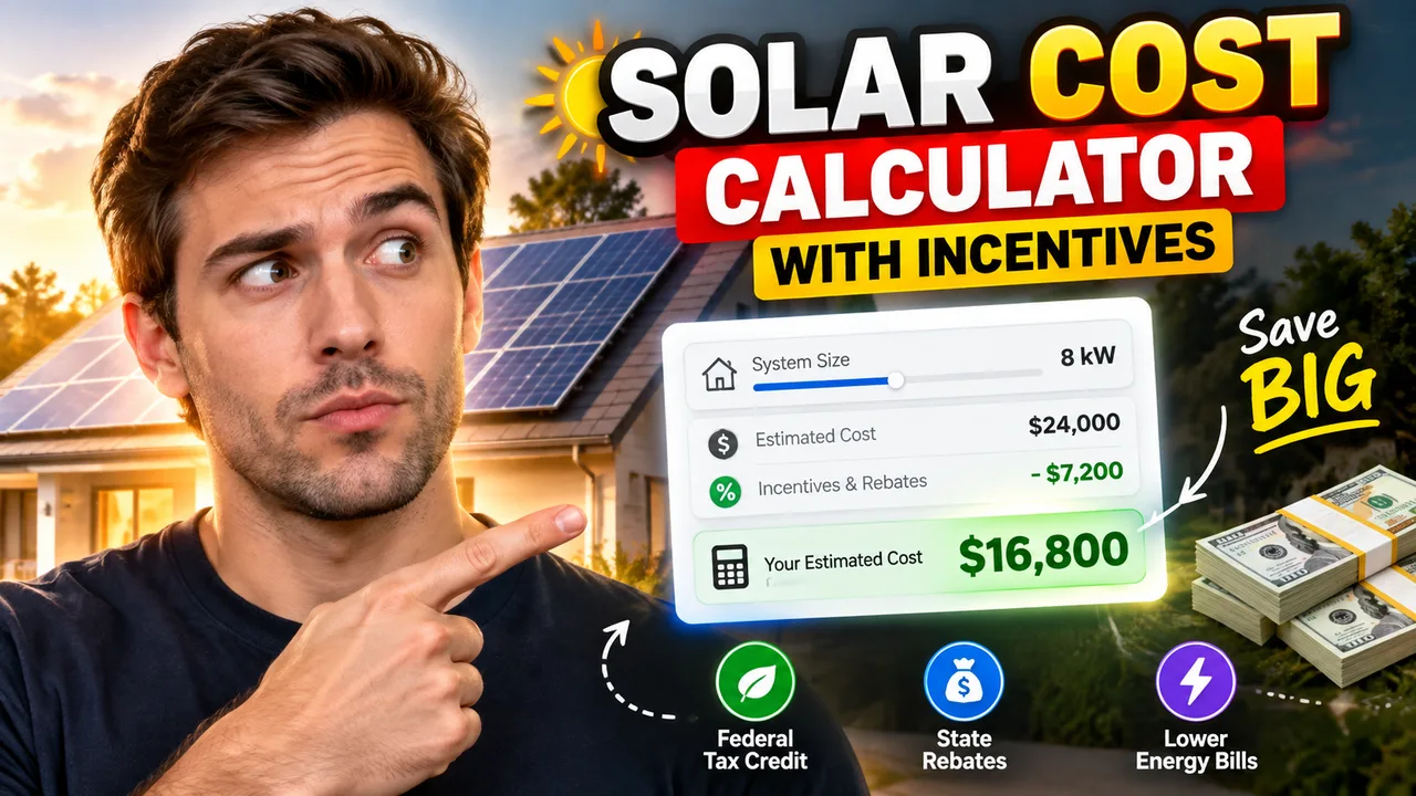 Solar Pv System Cost Calculator With Incentives