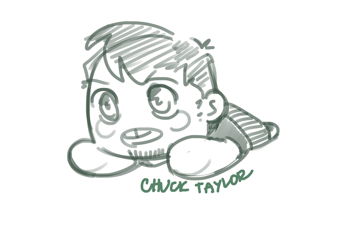 Design for Chuck Taylor nesoberi plush
