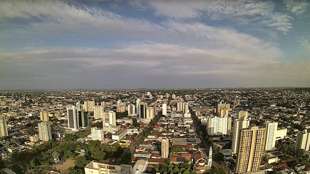 Campo Grande nesta manhã de quarta-feira