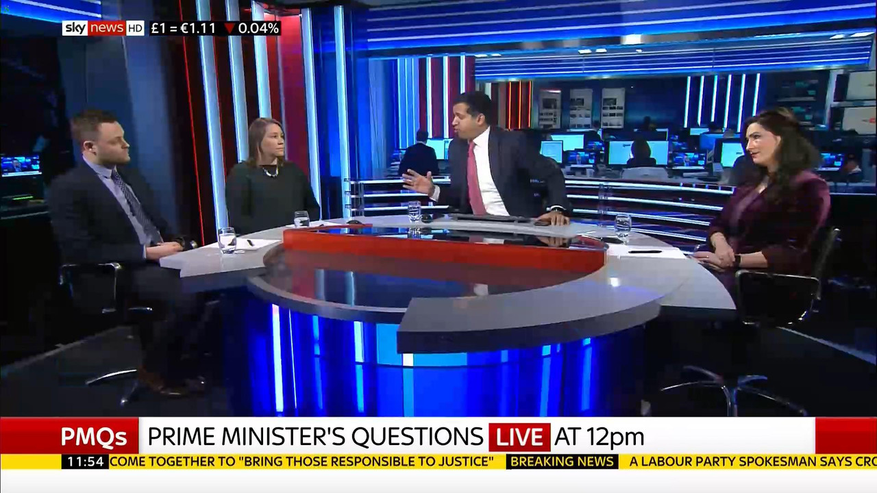 09 January - 11.15.59 - Sky News. Colin Brazier and Jayne Secker