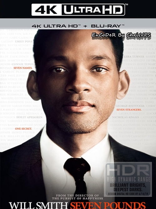 Siedem dusz / Seven Pounds (2008) MULTI.HDR.2160p.BDRemux.TrueHD.AC3-ChrisVPS / LEKTOR i NAPISY