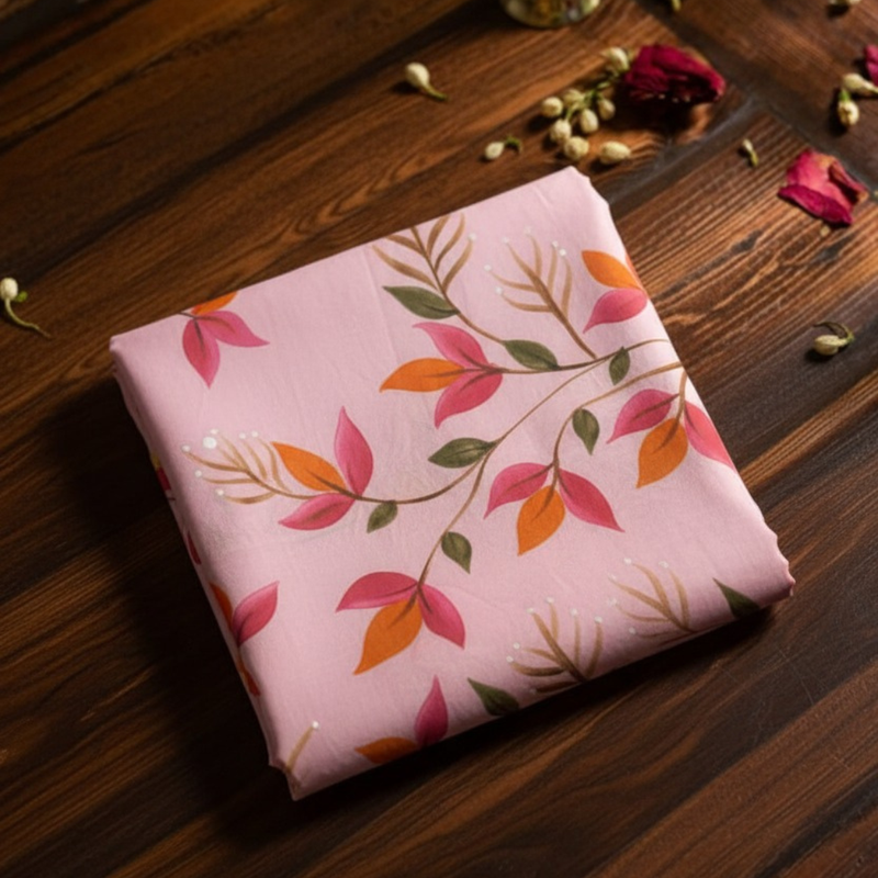 Hand-Painted Georgette Saree | Elegant Lightweight Drape with Artistic Detailing Design - 5