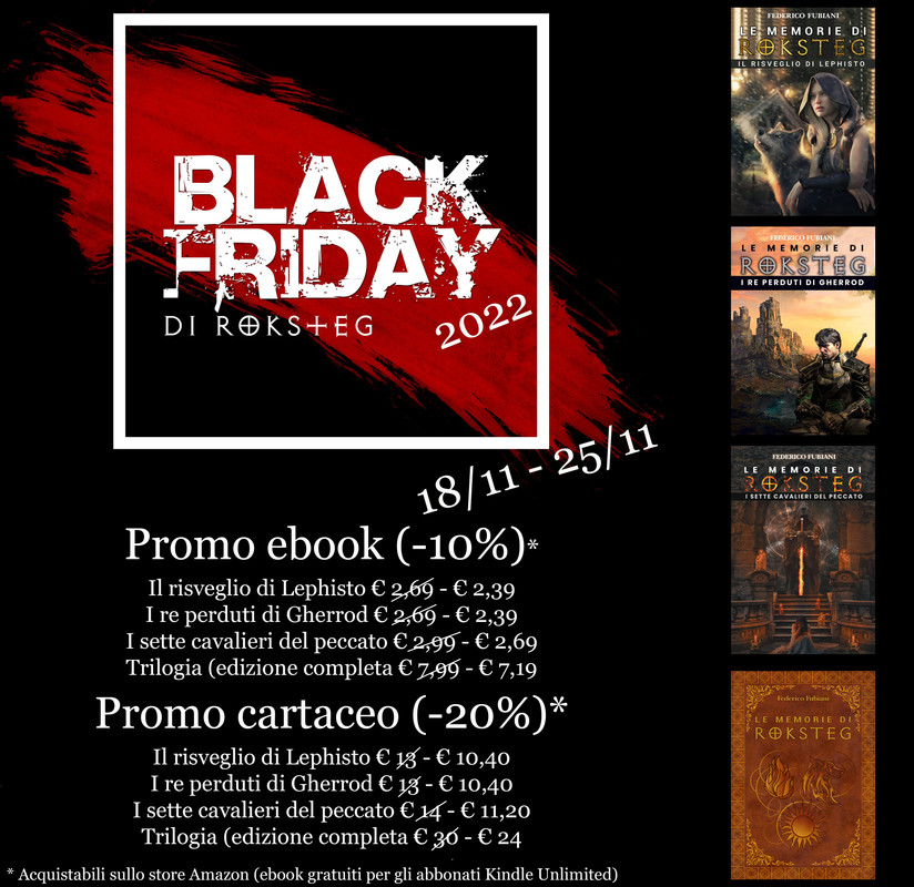 Immagine Black Friday - Le memorie di Roksteg