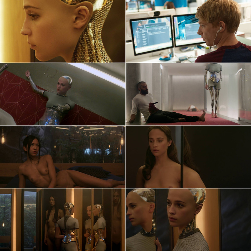 Ex Machina (2014) Dual Audio [Hindi & English] Full Movie BluRay ESub screenshot