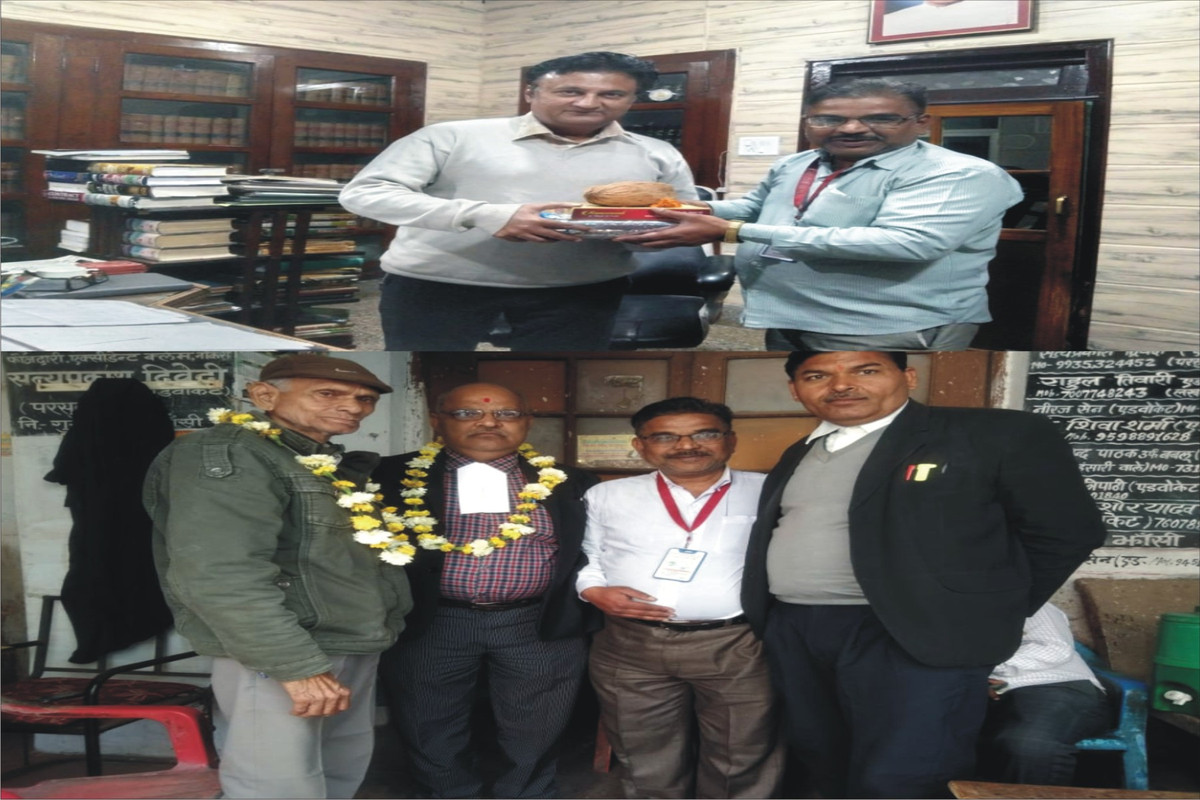 वरिष्ठ अधिवक्ताओं को किया गया सम्मानित