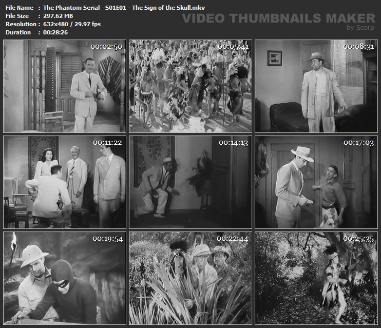 The Phantom Serial - S01E01 - The Sign of the Skull.mkv