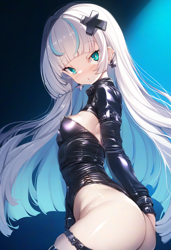 1girl, torisan, aqua eyes, long hair, hime cut, white hair, {short bangs}, old,  s-278720065