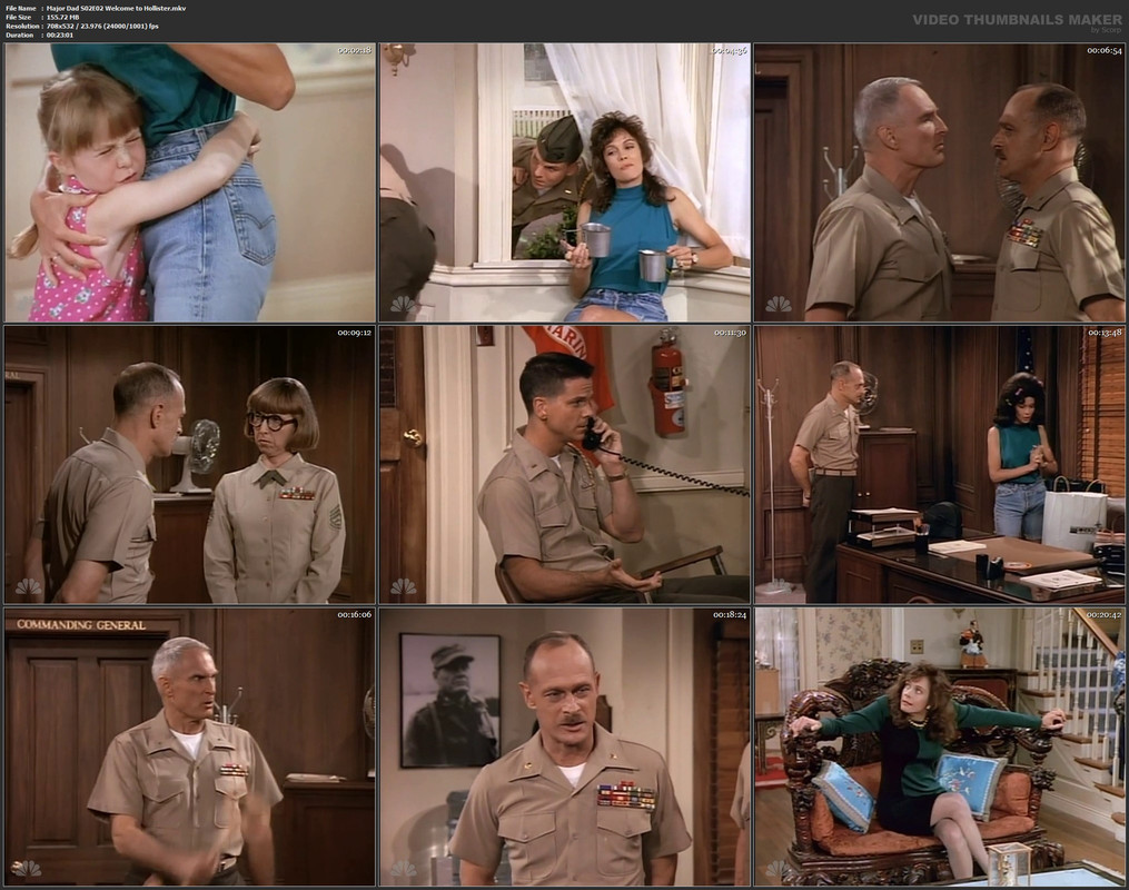 Major Dad S02E02 Welcome to Hollister.mkv