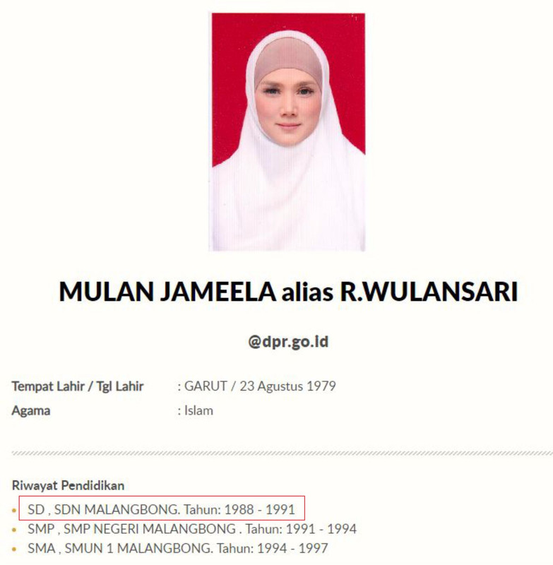 Riwayat pendidikan Mulan Jameela selama tiga tahun yang dipertanyakan netizen