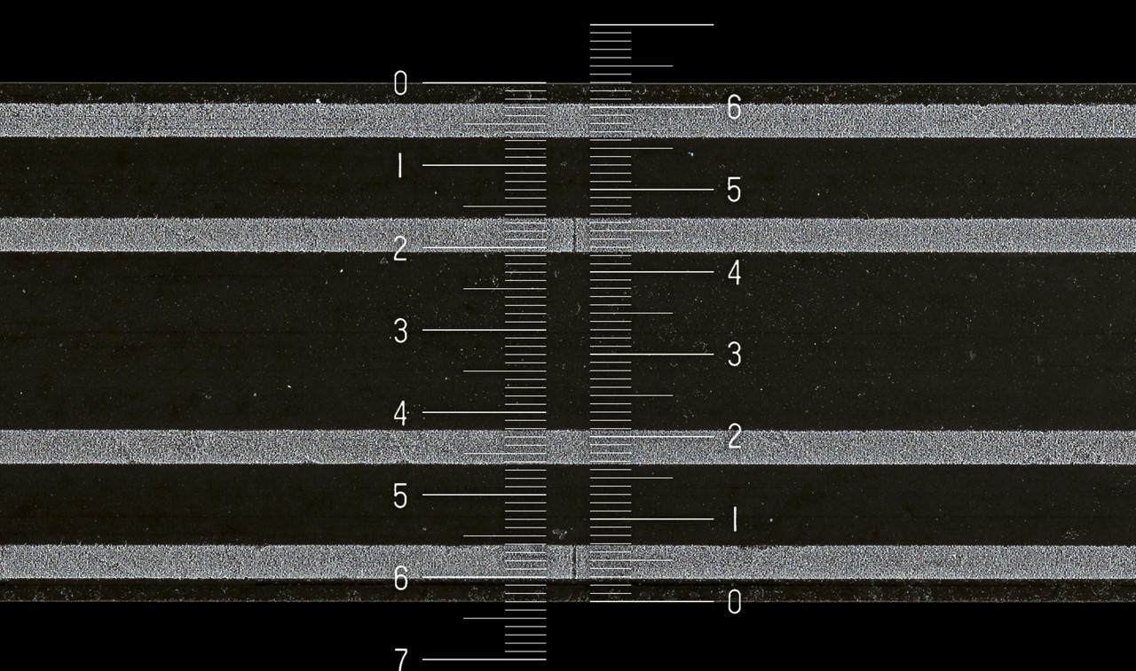 BASF BBB 1992 Hilfsspur für Azimut 5 mit Skala