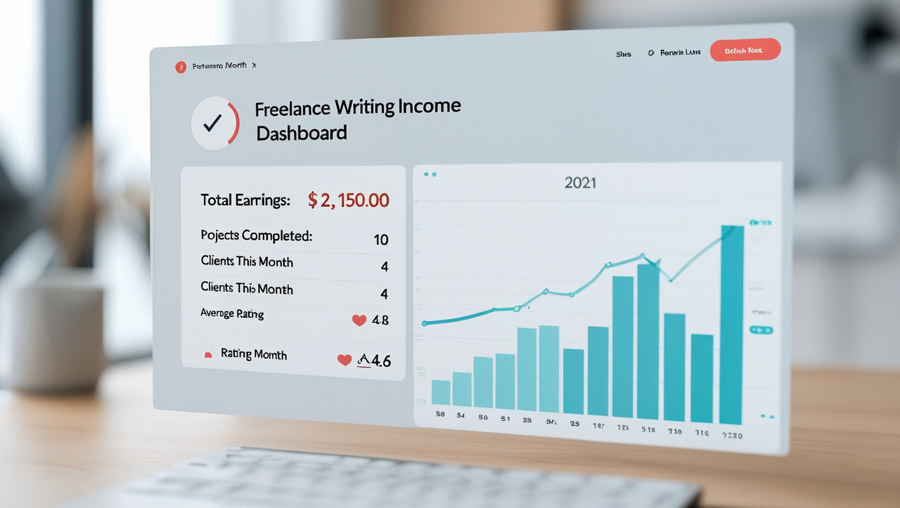 Freelance Writer Monthly Income Screenshot - SmartKamao Freelance Writing Income Example - SmartKamao