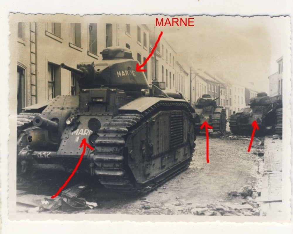 Foto BEAUMONT Frankreich - zerstörte französisch