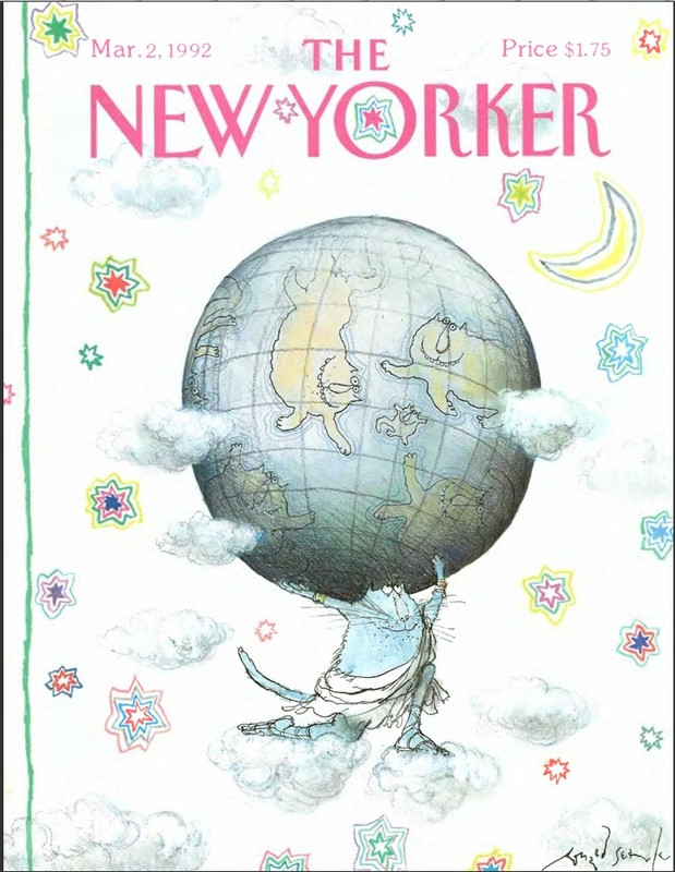46-The New Yorker - March 2, 1992 (by Ronald Searle)